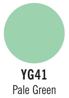 copic marker color pale green yg41